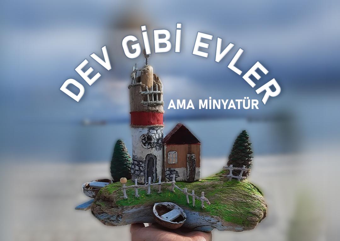 Atık Malzemelerden El Yapımı Minyatür Evler