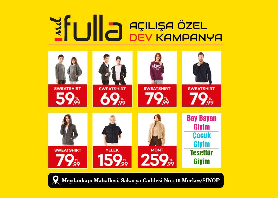 Fulla Moda Sinop'ta AÇılıyor