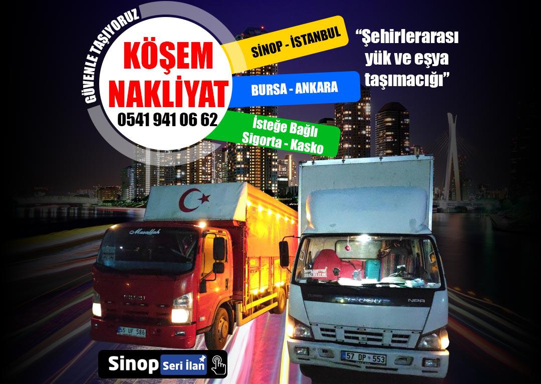 Köşem Nakliyat - Güvenli Nakliyat